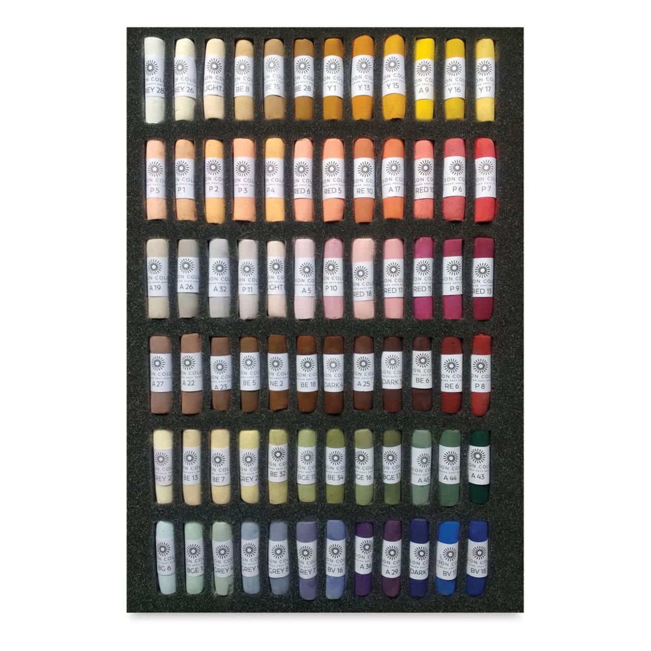 Unison Handmade Pastel Set - Portrait Colors, Set of 72, Full Stick